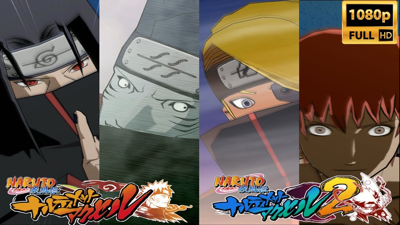Naruto Shippuden: Ultimate Ninja 4&5 All Characters Ultimate Jutsu Part 2【1080p】
