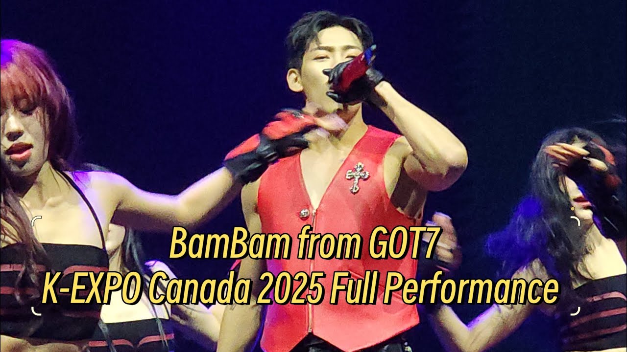 [4K] BamBam from GOT7 Full Performance at K EXPO Canada 2025 | FANCAM
