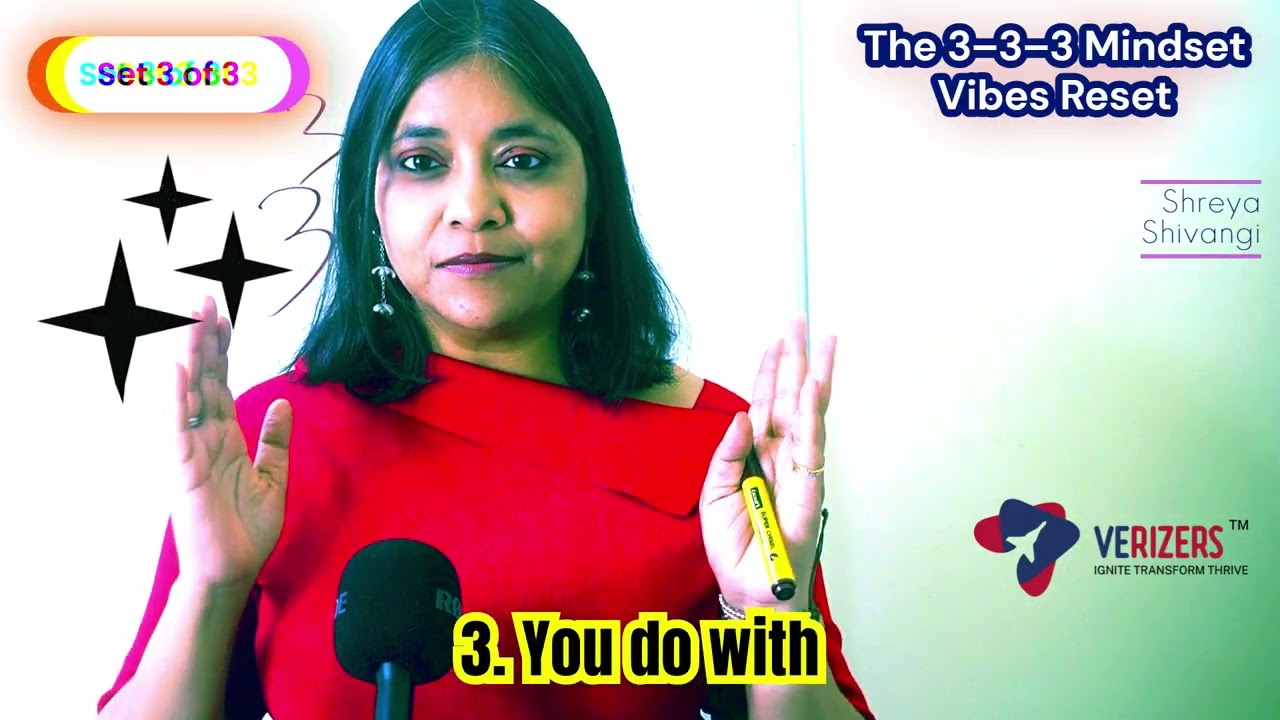 30-Second Mindset Reset: The 3-3-3 Technique to Stop Pressure Instantly