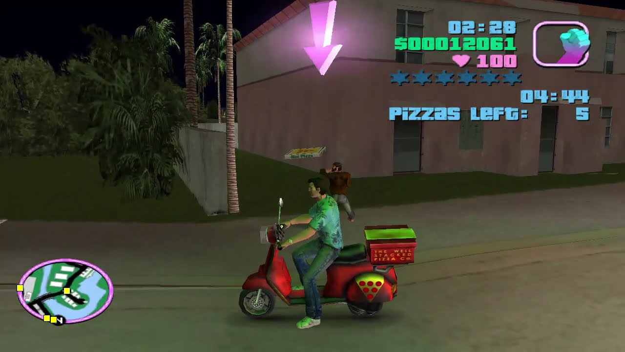 Want to know ? how to get Extra health -GTA  Vice City Pizza Delivery Health