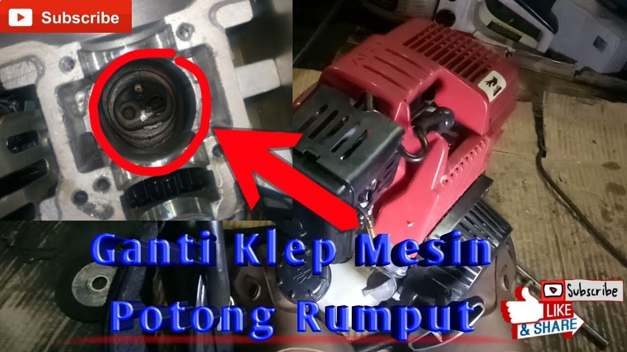Cara Mengganti Klep Mesin Potong Rumput 4 Tak