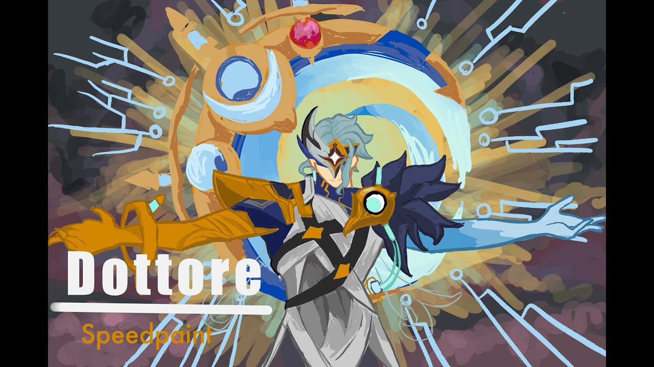 Dottore Boss Fight Luna IV Speedpaint (Procreate)