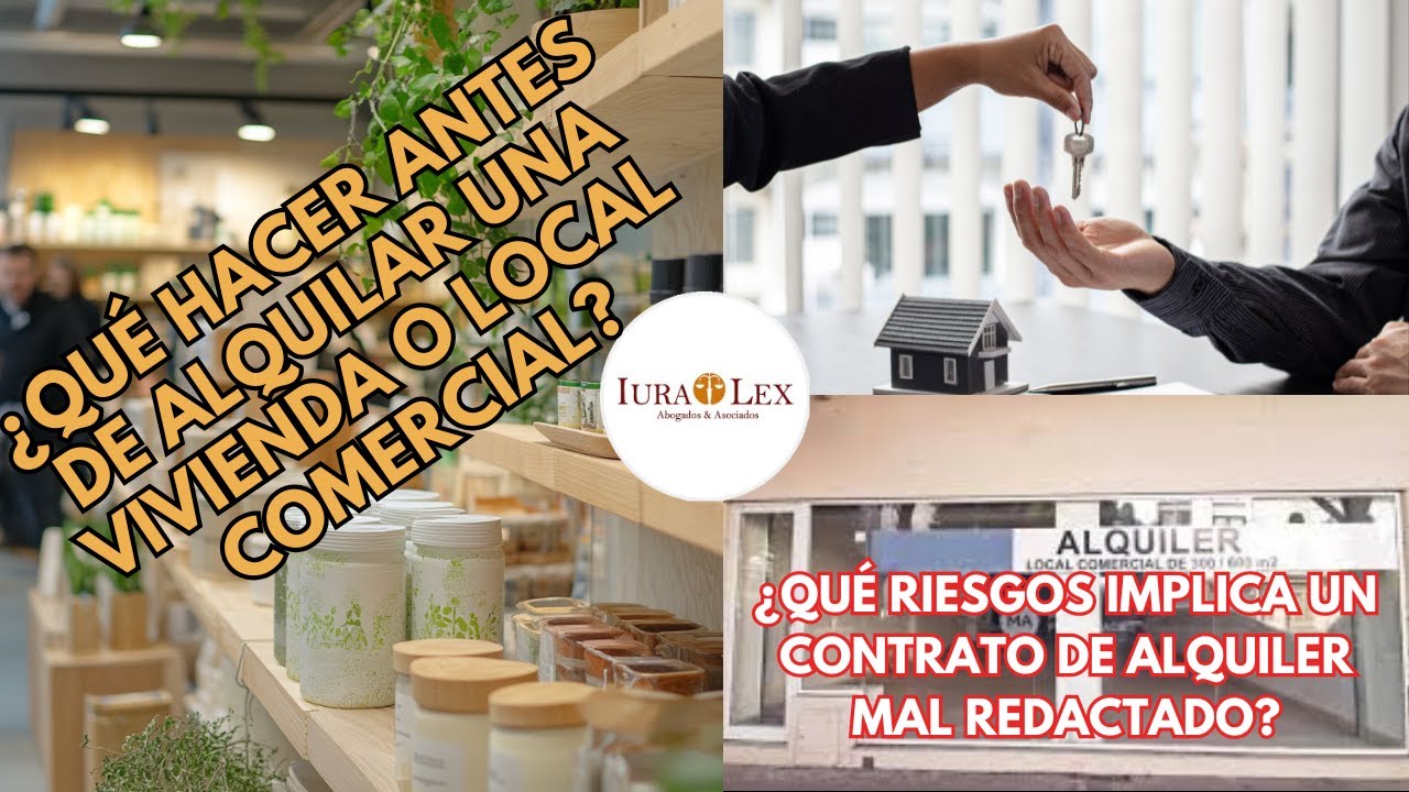 🏚 🤔Qué hacer antes de alquilar una vivienda o local comercial