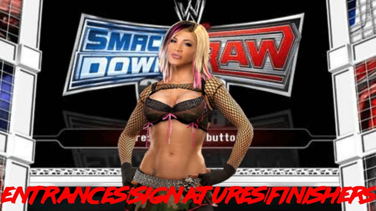 WWE Smackdown vs Raw 2009 Entrances/Signatures/Finishers: Ashley Massaro