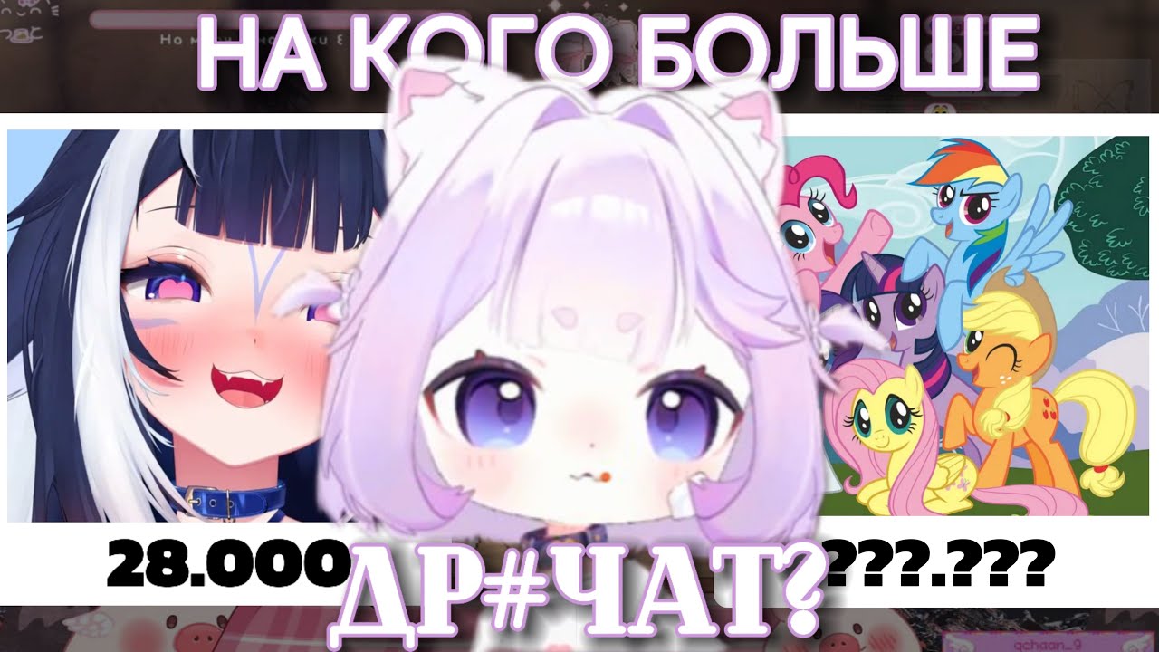 ВИТУБЕРША Кека УГАДЫВАЕТ НА КОГО БОЛЬШЕ ДР**** в RL34