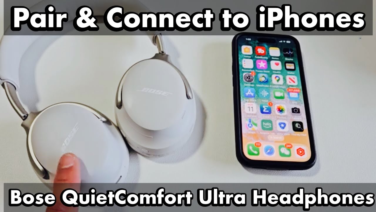 Наушники Bose QuietComfort Ultra: как выполнить сопряжение и подключение к iPhone по Bluetooth