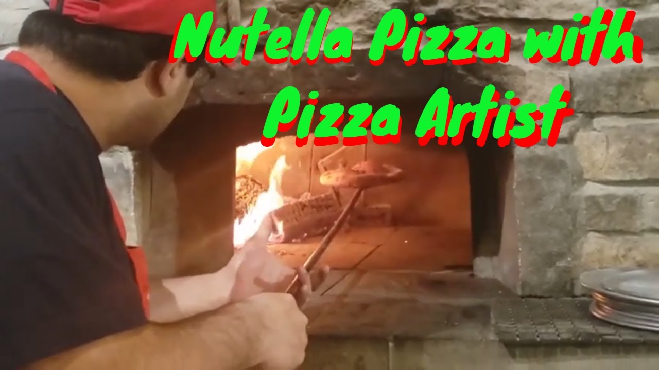 Nutella Pizza | Nutella Pizza recipe | Nutella pizza with artist| How to make Nutella Dessert Pizza