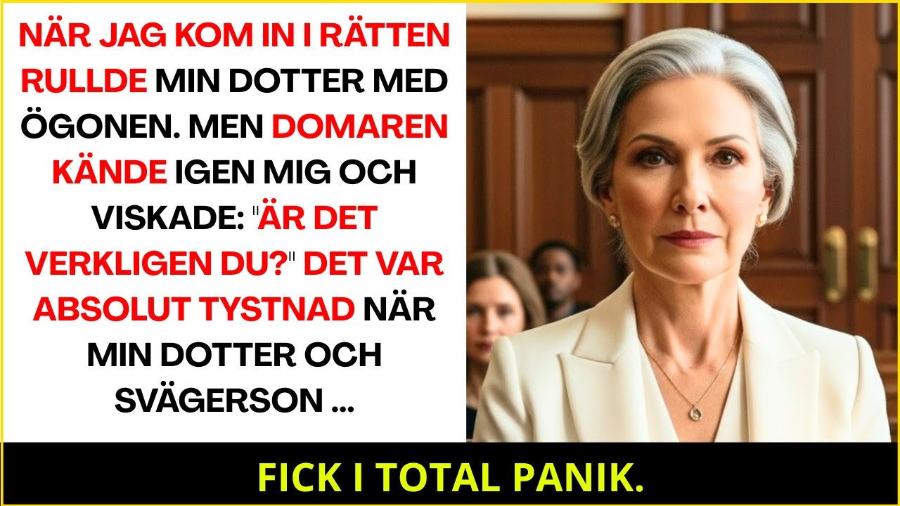 När jag kom in i rätten blev domaren helt tagen: "Är det hon?" Vad ingen visste om mig var…