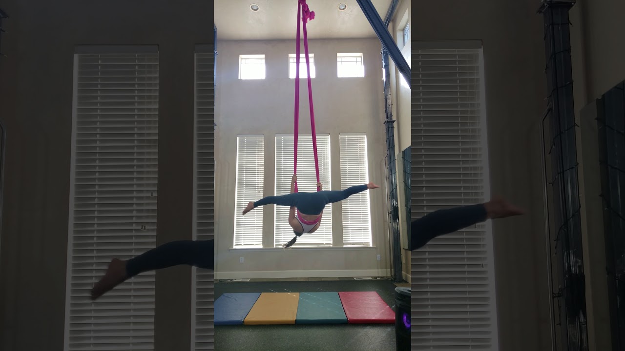 Aerial Hammock Sling - Cartwheel Spool Drop