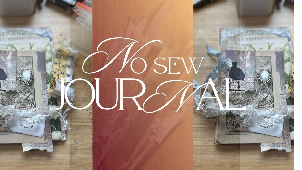 No sew journal Junk Journal nur geklebt  Part 2