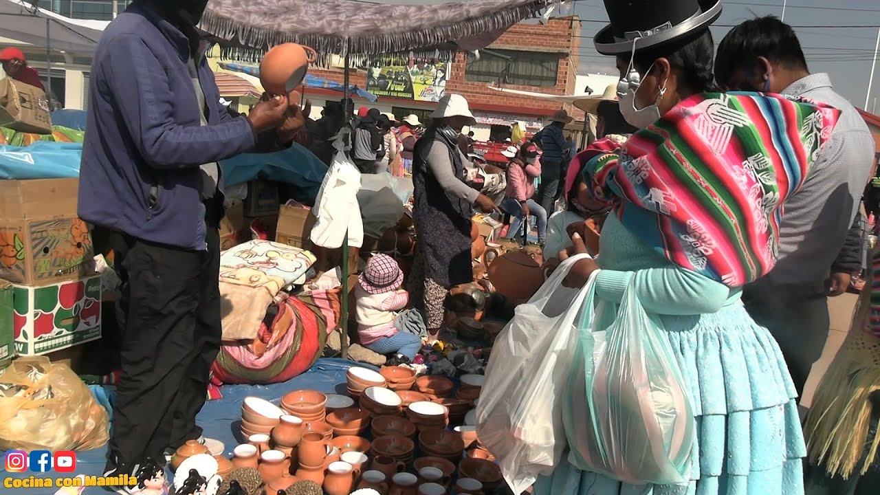 EN LA FERIA DE YUNGUYO 10 DE OCTUBRE - COCINA CON MAMILA