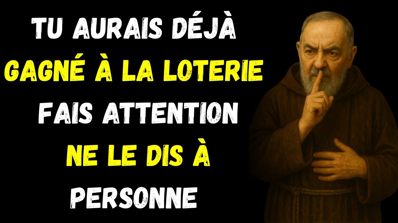 RÉPÈTEZ CES 3 MOTS, MAIS NE LES DITES À PERSONNE — Révèle le Père Pio