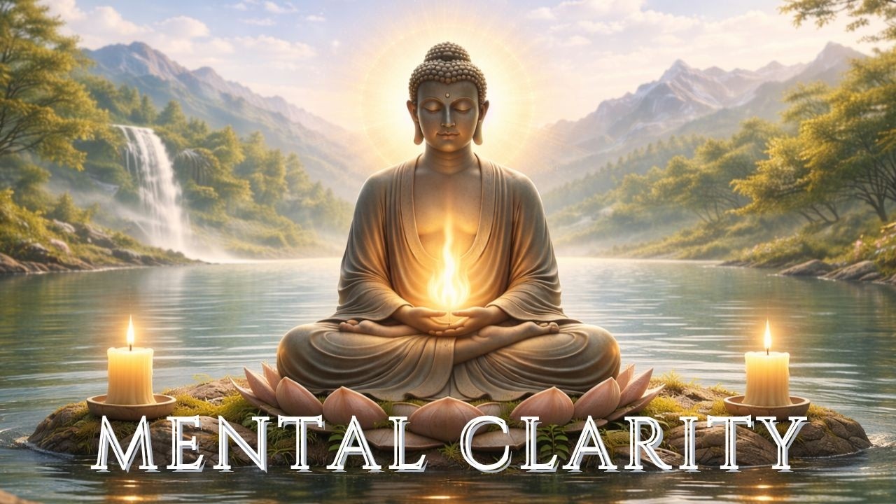 [12 Hours] Pure Mental Clarity | Focus Music for Morning Meditation, Zen, Buddha Music Stress Relief