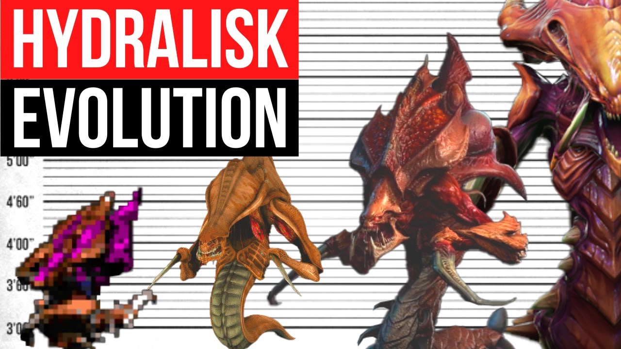Ewolucja Hydraliska | Według lat | StarCraft