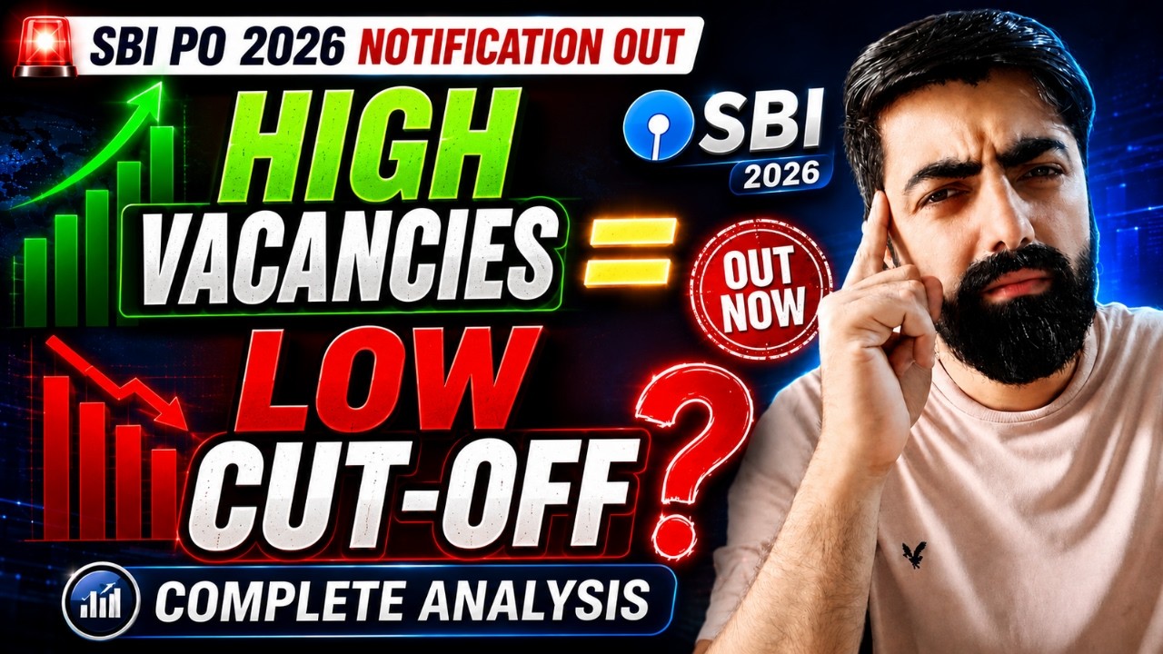 SBI PO 2026: High Vacancies = Low Cutoff? 🤔