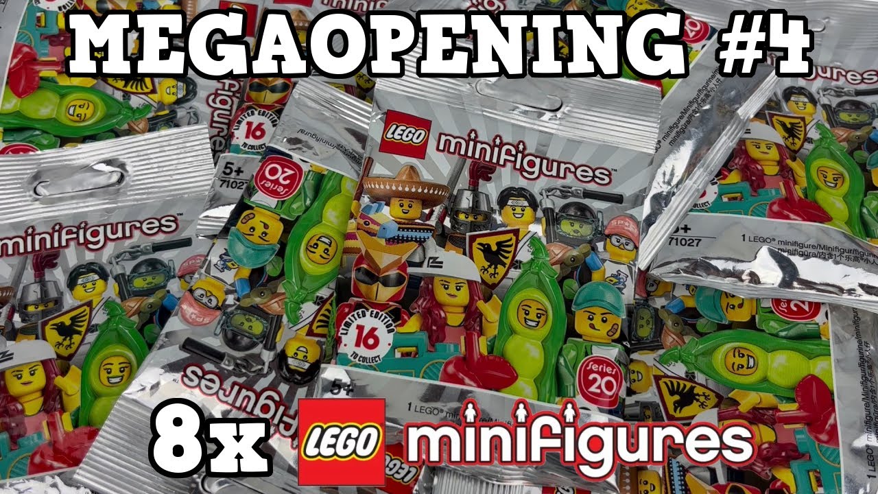 MEGAOPENING 8X LEGO MINIFIGURES SERIA 20 | 71027