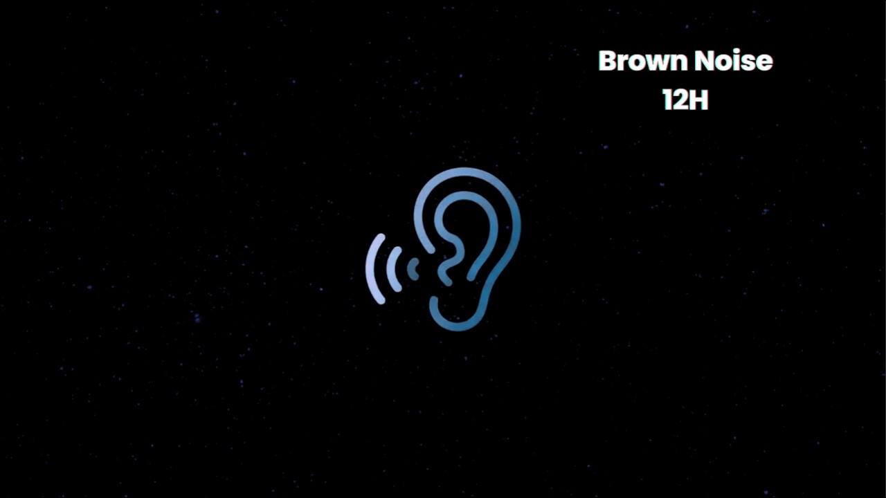 12H Tinnitus Masking 🌌 Brown Noise (Low Rumble) | 432 Hz • No Talking • Constant Volume