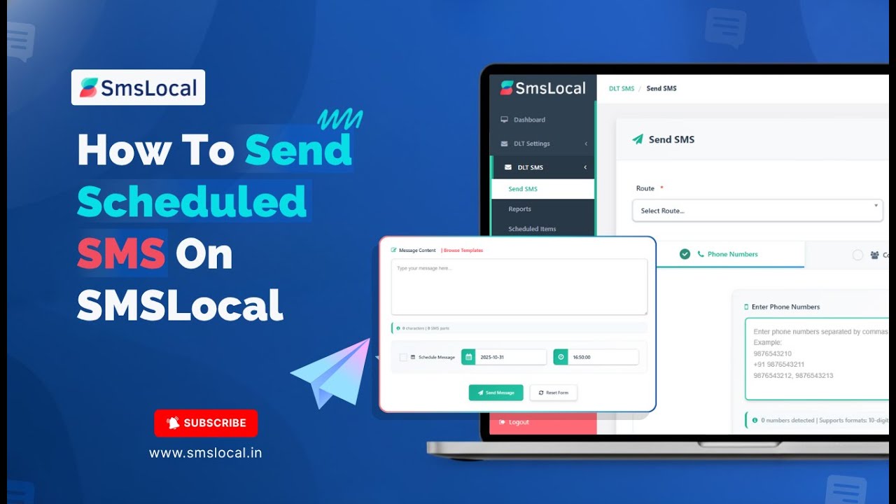 How to Send Scheduled SMS on Smslocal
