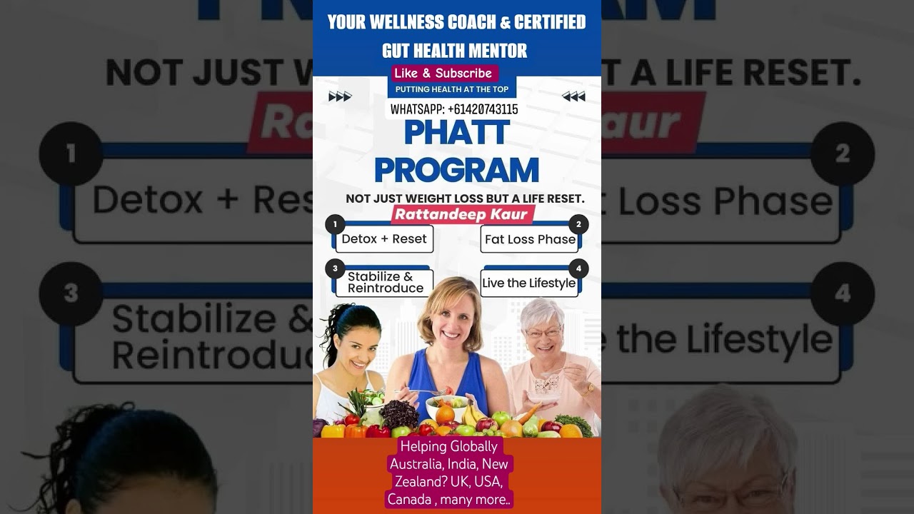 Why the PHATT Program? 🌱 Natural Weight Loss + Gut Health | Rattandeep Kaur