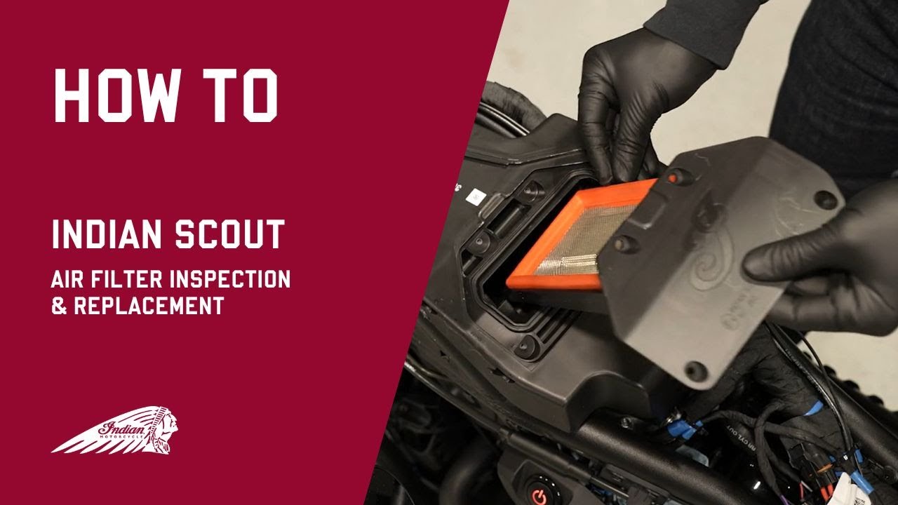 2025 Indian Scout | Air Filter Inspection and Replacement - Indian Motorcycle