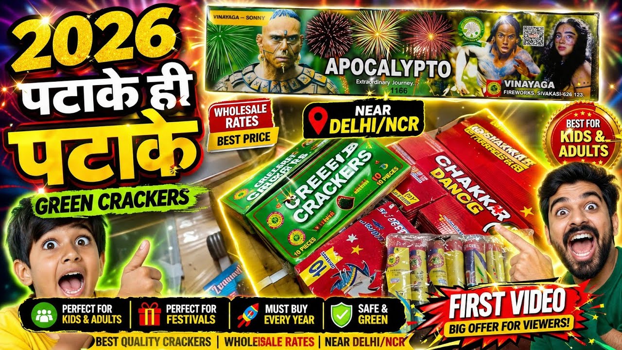 Cheapest green crackers 2026 | Crackers price list | Fireworks in Delhi NCR | Nagpal and Sons 2026
