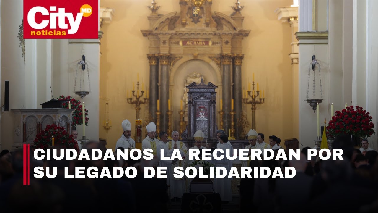 Así fueron las exequias de Nydia Quintero en la Catedral Primada de Colombia | CityTv