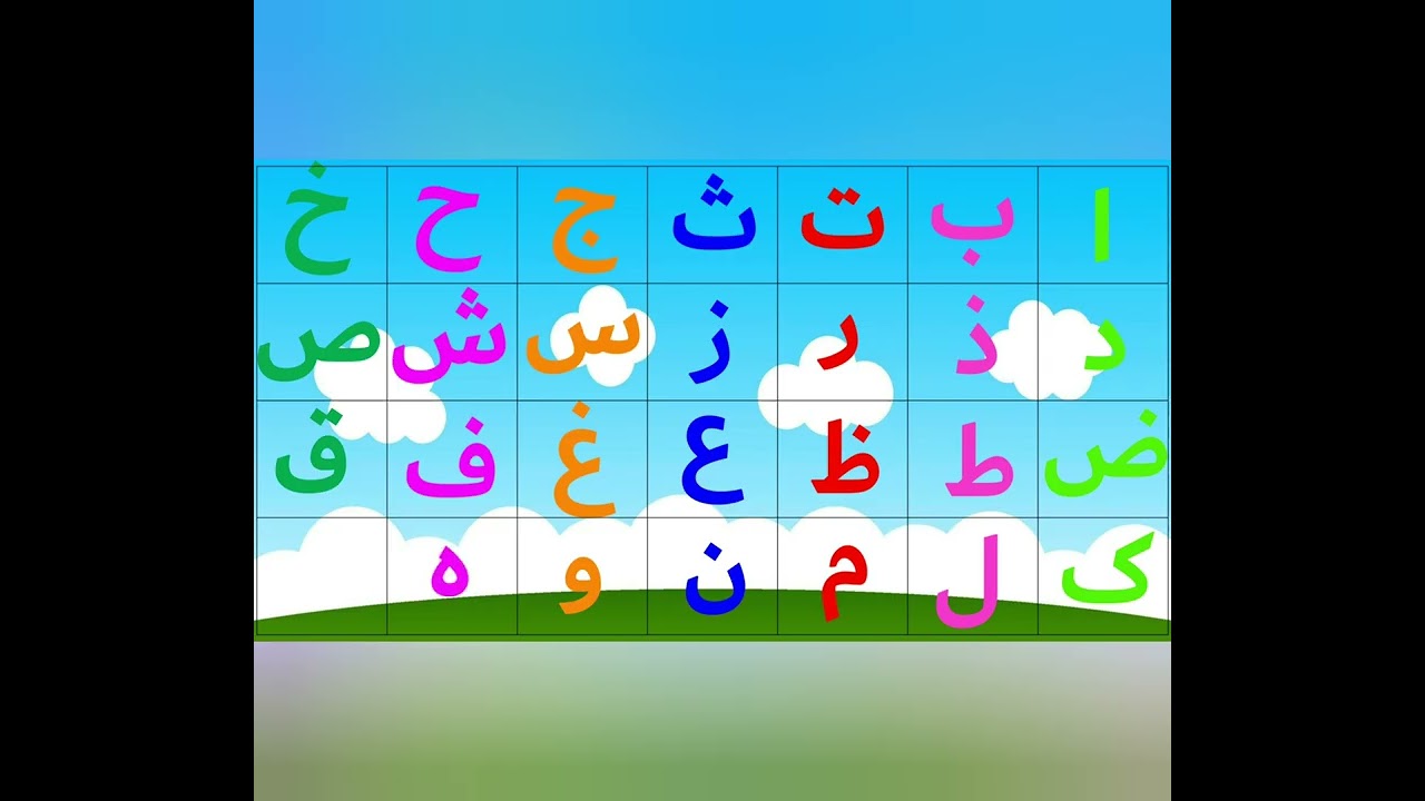 Arabic letters practice/التمرين الحروف العربيّة 