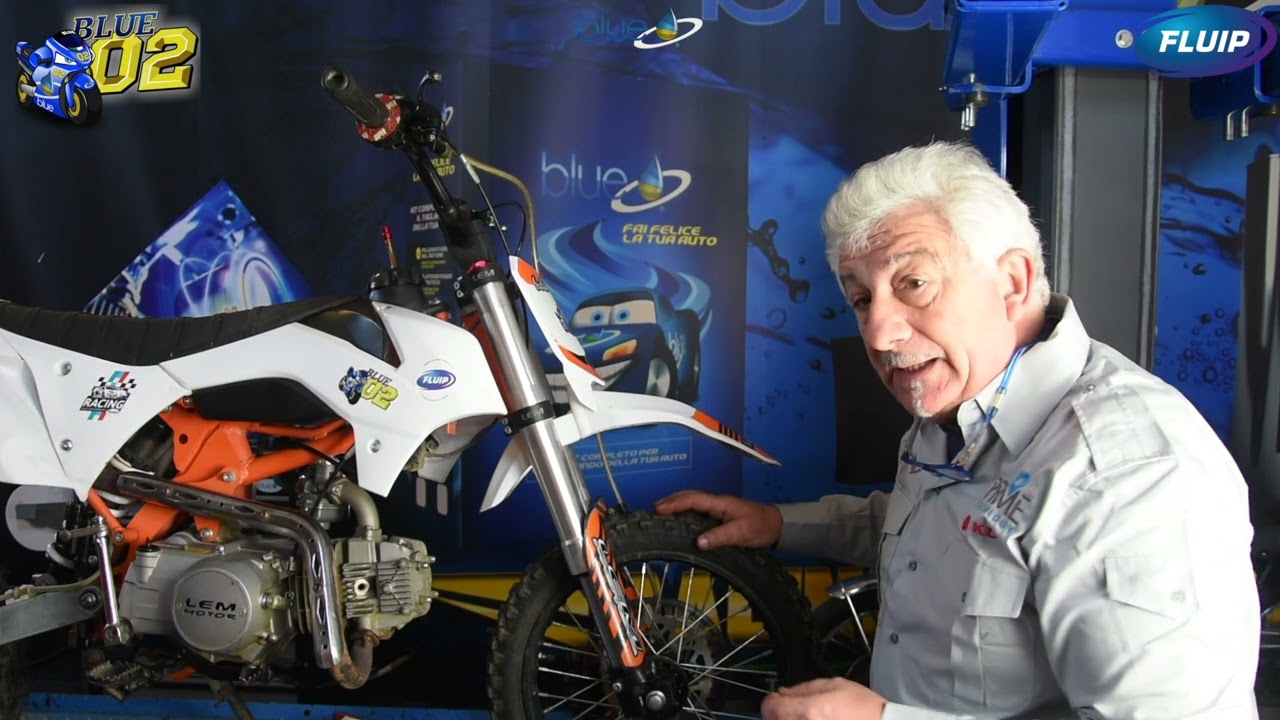 Manutenzione completa  Pit Bike 110 e 125 con Additivi Blue e Fluip Pro Bike Nanotech