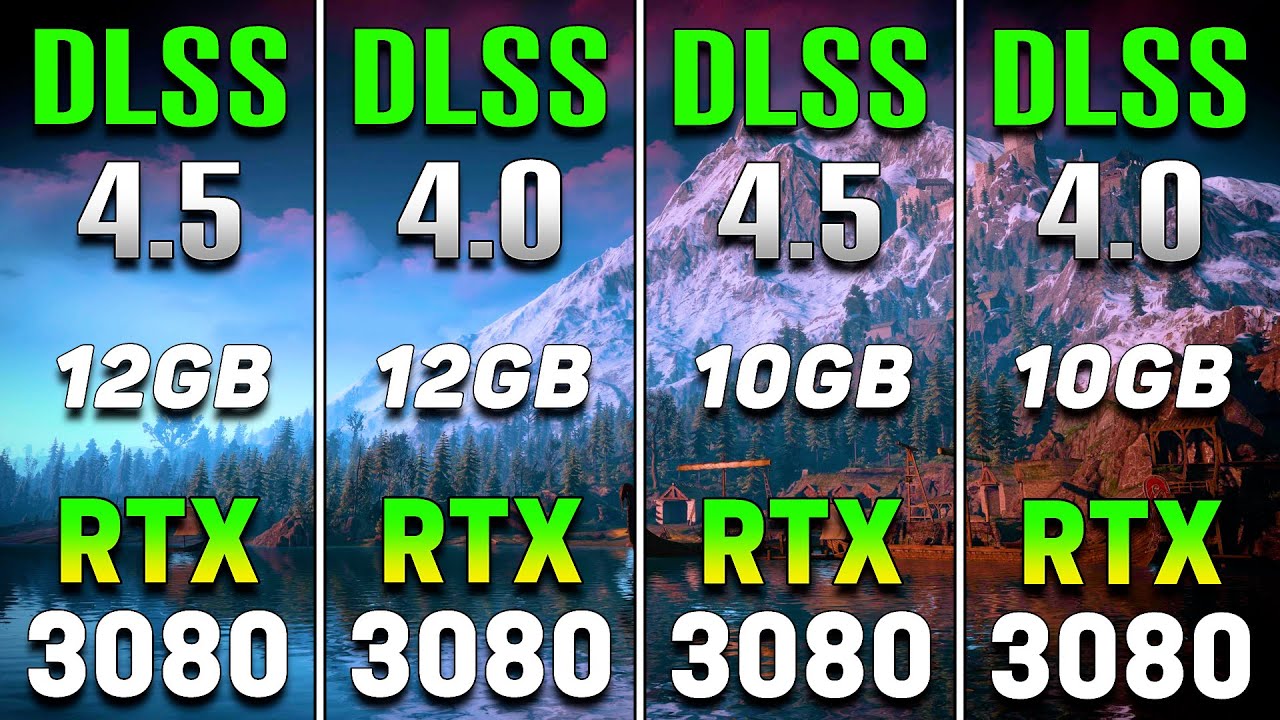 DLSS 4.5 (Preset M) vs DLSS 4.0 (Preset K) | RTX 3080 12GB vs RTX 3080 10GB | PC Gameplay Tested