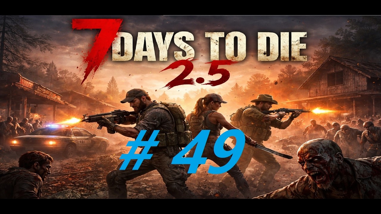 7 Days to die 2.5 - Self Collection Mods & WLG Map -  Wady Live games Ep 49
