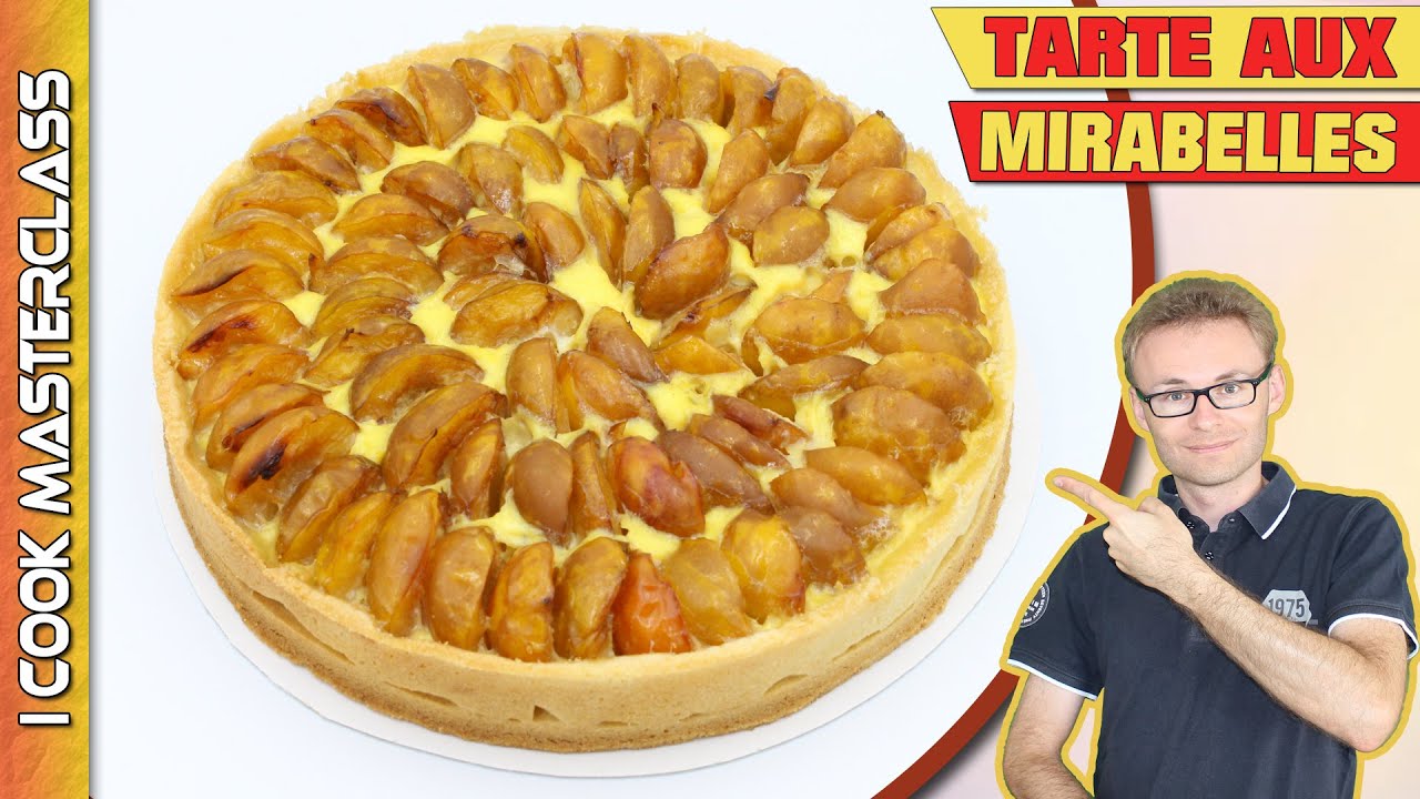 ✅ TARTE AUX MIRABELLES SIMPLE ET RAPIDE ! Une tarte facile à réaliser aux mirabelles et crème à flan
