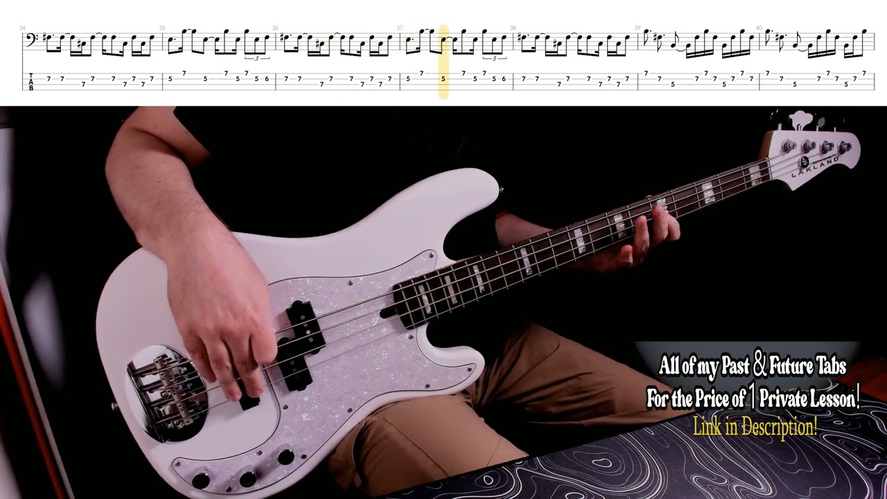 Black Sabbath-Sabbath Bloody Sabbath-Bass Tab-Bass Cover-Lakland 44-64 Custom PJ