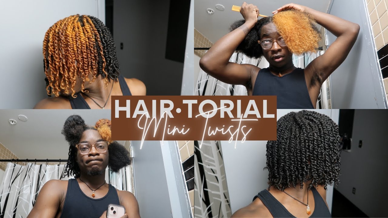 HAIR·TORIAL : Mini Twists | Style w/ MK | Mk The Maniac