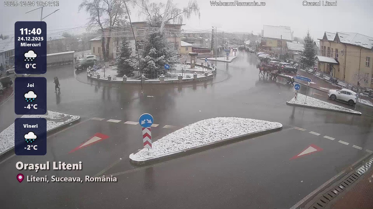 Suceava LIVE 🔴 WebcamRomania.ro | 2025-12-24 Partea 2