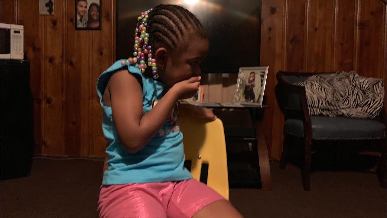 Bean boozled challenge gone wrong ( leads to her throwing up )