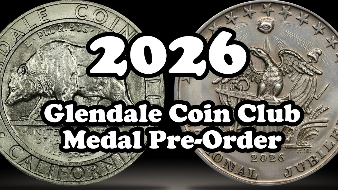 Медали Glendale Coin Club 2026 от Дэниела Карра (Moonlight Mint) &mdash; приглашение к предзаказу до 15...