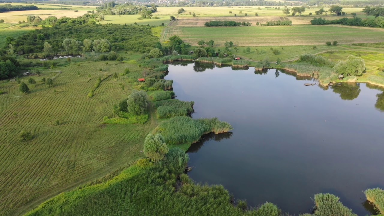 A Halimbai Kis Tó madártávlatból 🎣🇭🇺