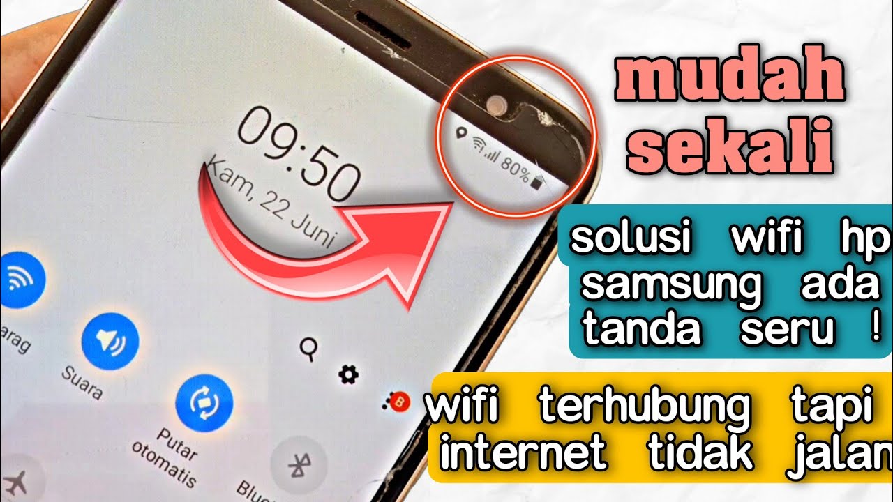 cara mengatasi samsung wifi tanda seru,wifi tidak bisa,simak video ini