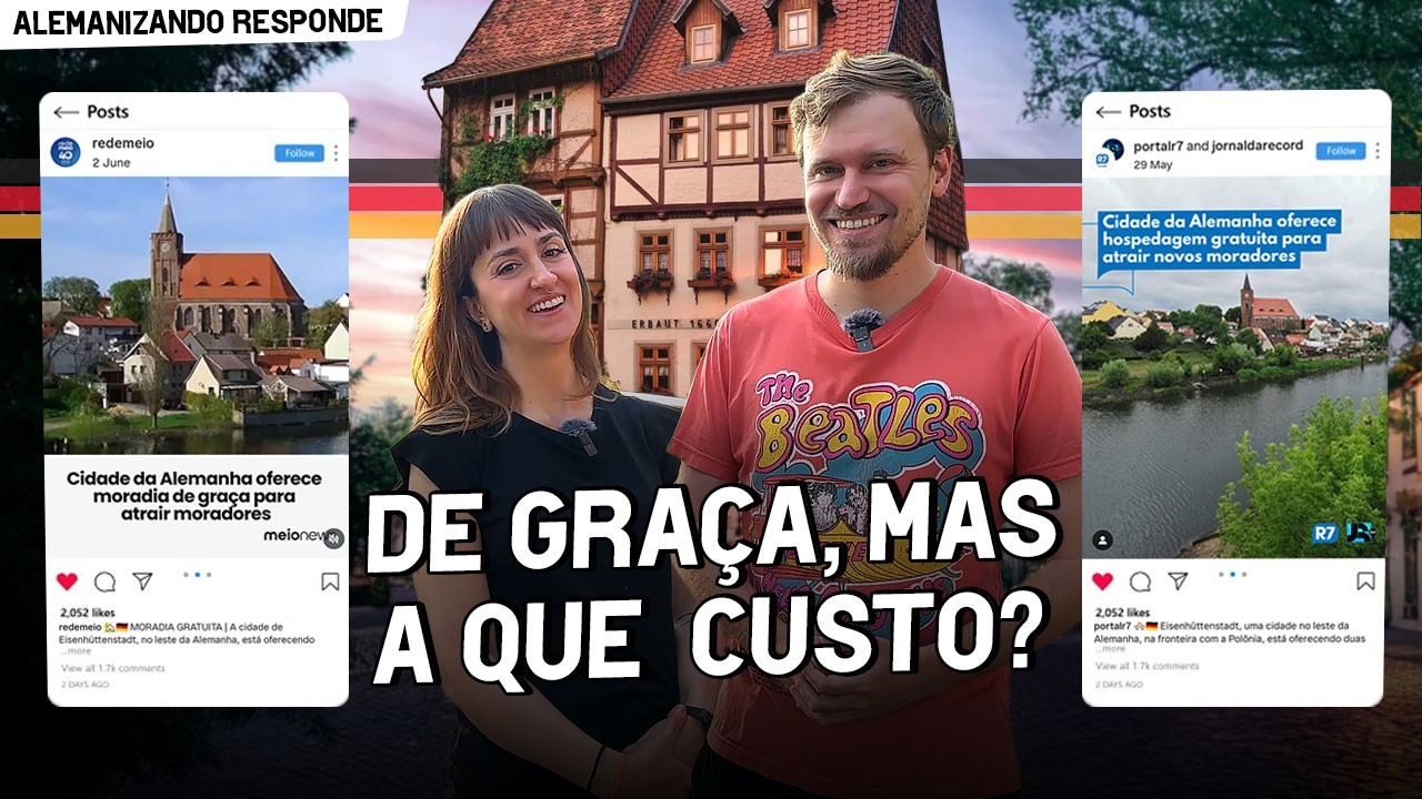 🇩🇪 CIDADE ALEM&Atilde; OFERECE MORADIA DE GRA&Ccedil;A: a verdade que n&atilde;o te falam | Alemanizando Responde 40