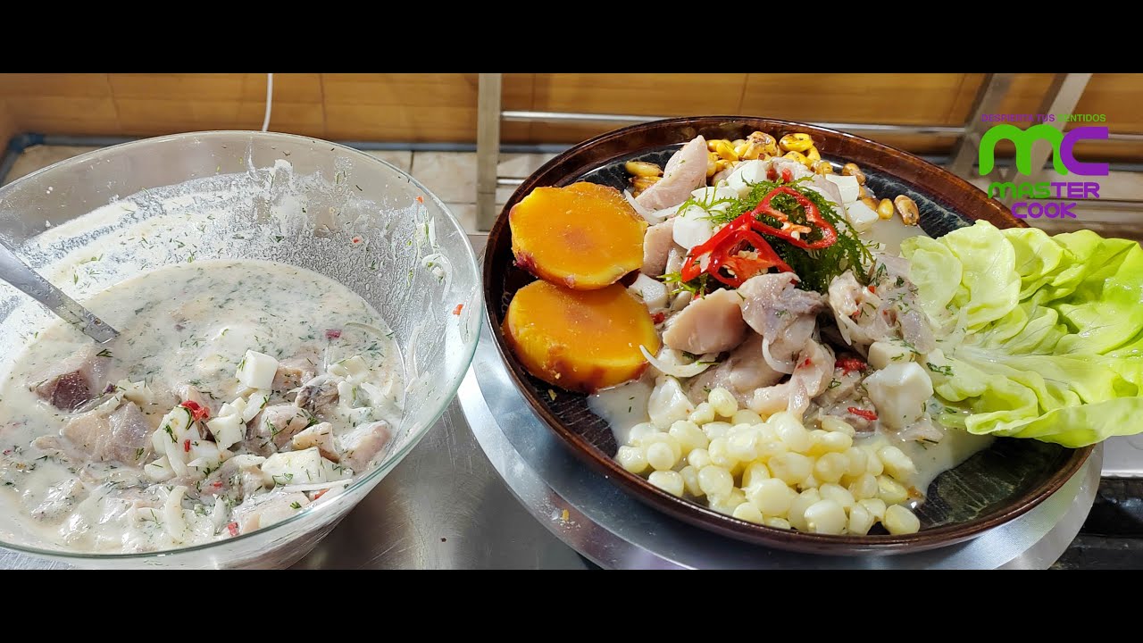 Cómo preparar CEVICHE AMBULANTE CON PESCADO Y POTA 🟥⬜🟥 PARA EMPRENDEDORES #food #fastfood
