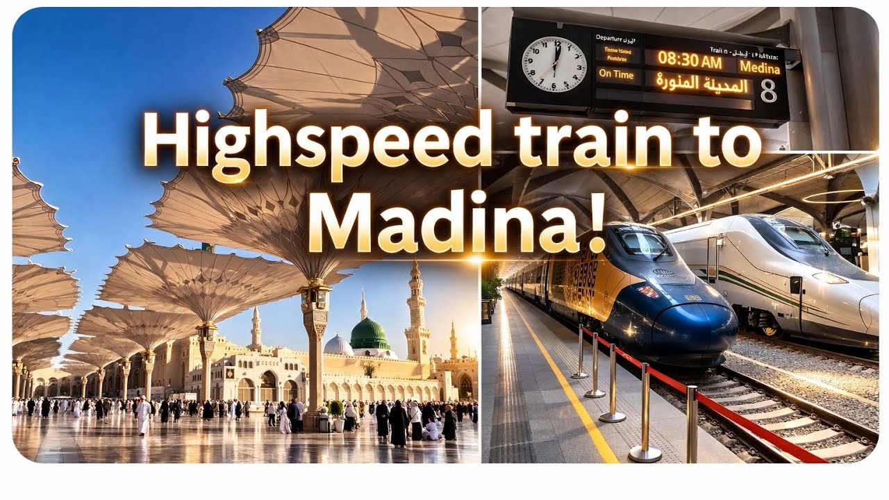 MADINAH 2026 PART 1 | High Speed Haramain Train journey!#vlog  #travel