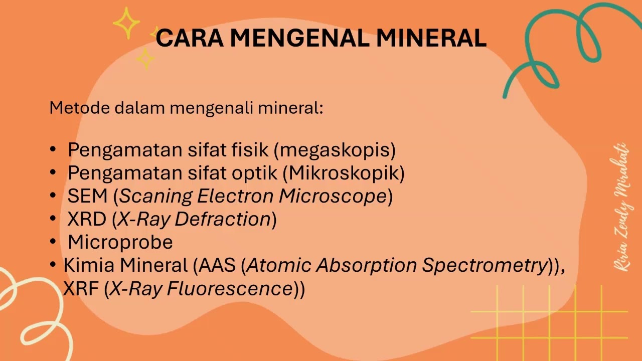 Mineralogi: Pengenalan Unsur pada Kerak Bumi