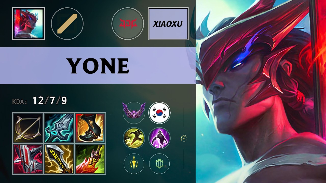 (JDG Xiaoxu) Yone Mid vs Sion - KR Master Patch 26.14