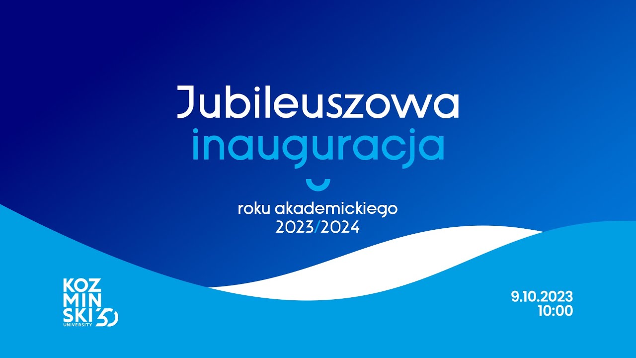 Jubileuszowa inauguracja roku akademickiego 2023/2024