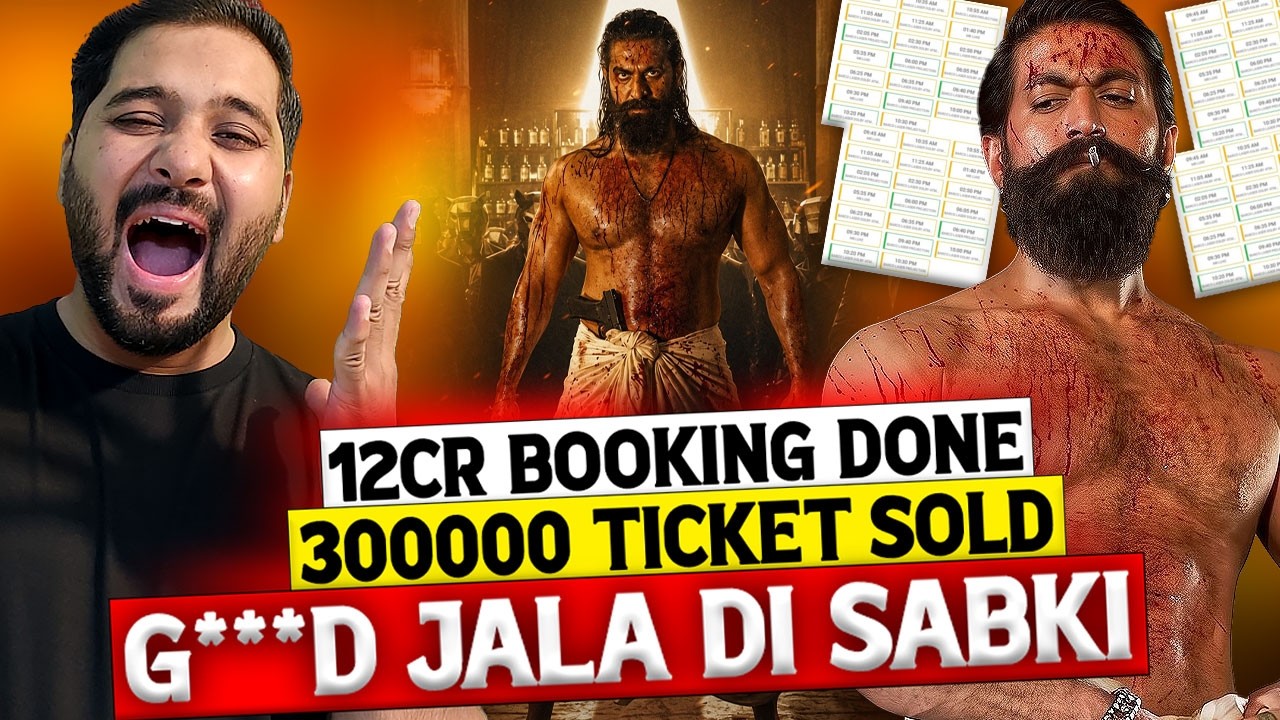 Toxic Unbelievable Advance Booking Report | Toxic Day 1 Box Office Collection India | Yash Toxic ...