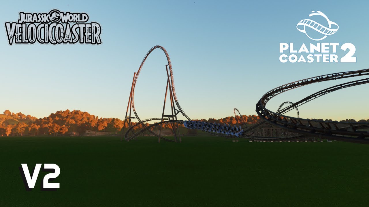 Unthemed Velocicoaster Recreation V2 | Planet coaster 2