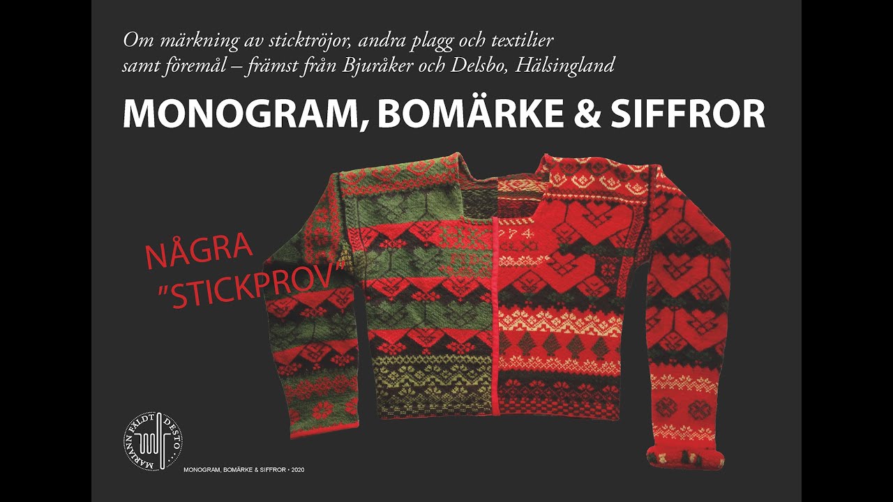 Monogram, bomärke & siffror