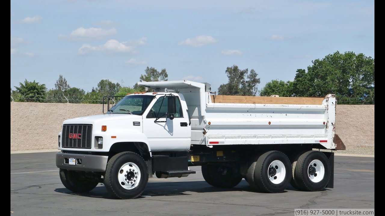 1997 GMC C7500 10-12 Yard Dump Truck