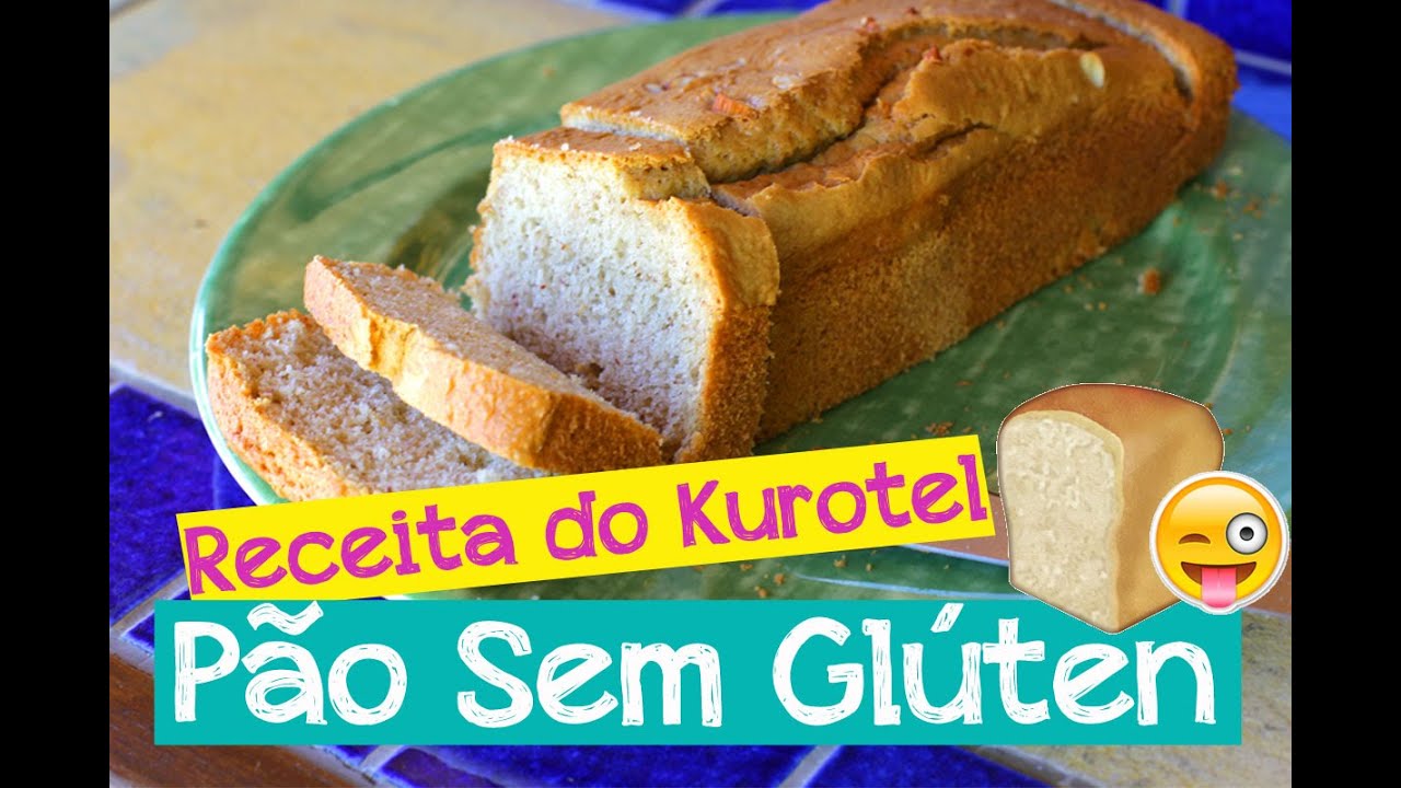 Receita de Liquidificador: Pão sem glúten do Kurotel