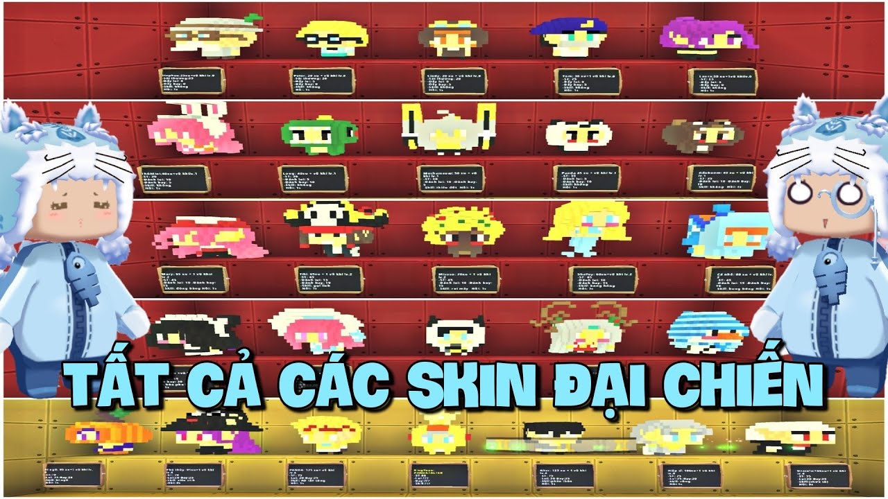 Chuyện gì sẽ xảy ra khi Tất Cả Các Skin trong Mini World đánh nhau? | Meowpeo